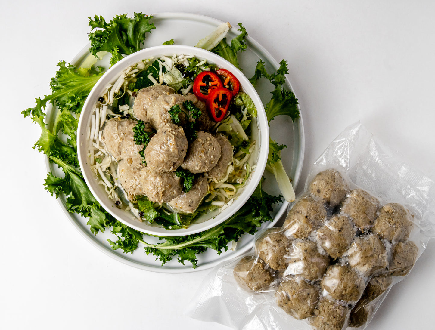 Bò Viên Gân - Fresh Tendon Beef Balls