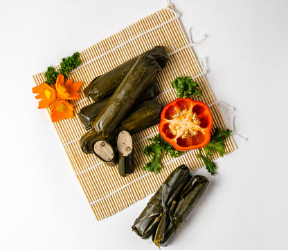 Giò Huế Lá Chuối - Small Pork Roll with Aromatic Pepper Wrapped in Banana Leaves 2 Packs